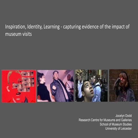 Inspiration, Identity, Learning - capturing evidence of the impact of museum ...