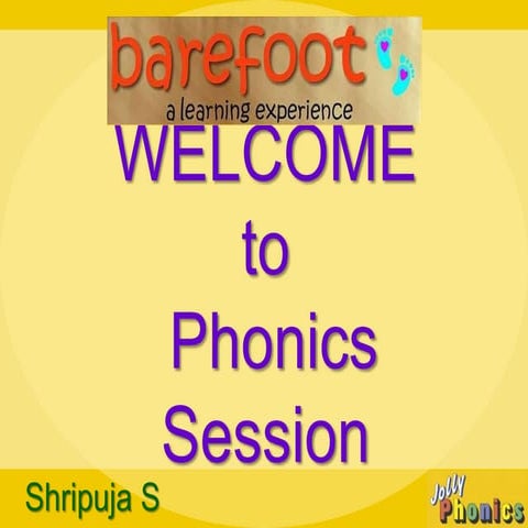 Jolly Phonics presentation 