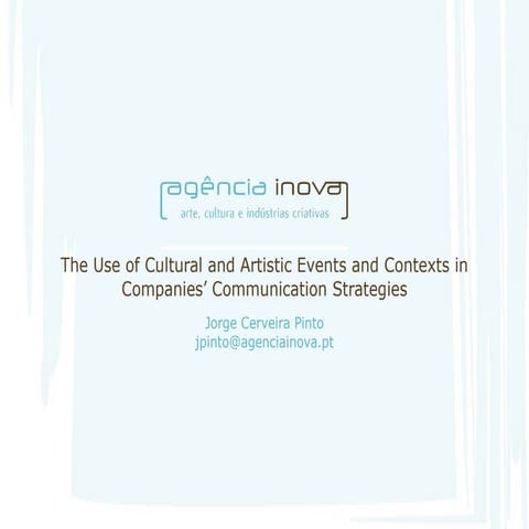 Presentation Jorge Cerveira Pinto Iii Debate Lisbon 2009