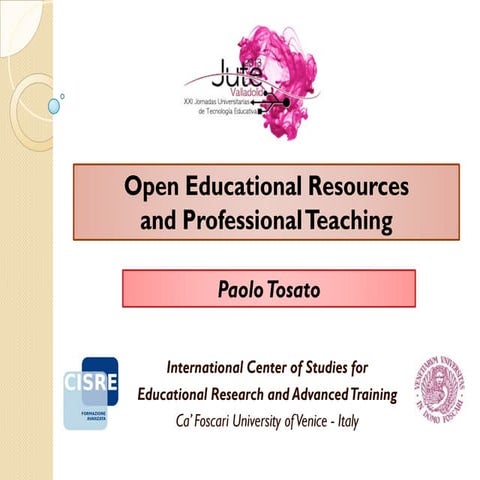 Open Educational Resources and Professional Teaching