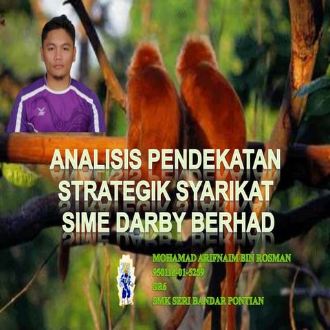 PENGAJIAN PERNIAGAAN PENGGAL 3 (SYARIKAT MULTINASIONAL SIME DARBY)