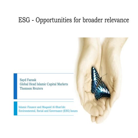 Islamic Finance and Maqasid Al-Shari’ah: Environmental, Social and Governance...