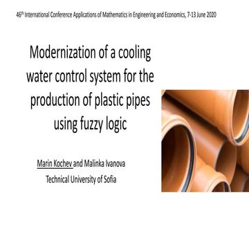 Cooling Water Control System Fuzzy Logic