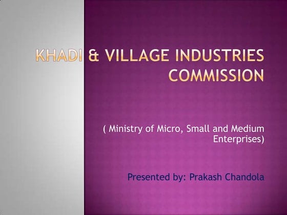 MSME: Micro, Small & Medium Enterprises | PPT