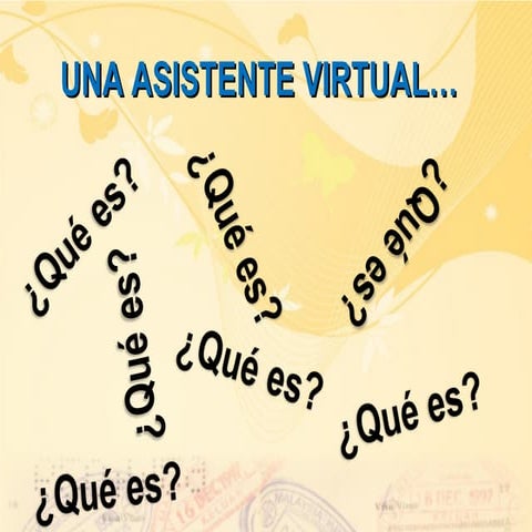 Qué es una asistente virtual | PPTX
