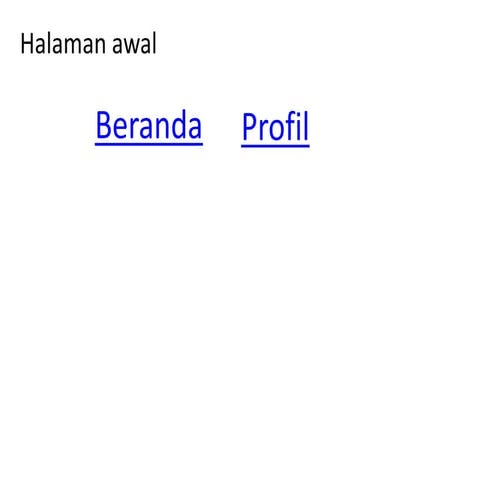 Presentation latihan hyperlink