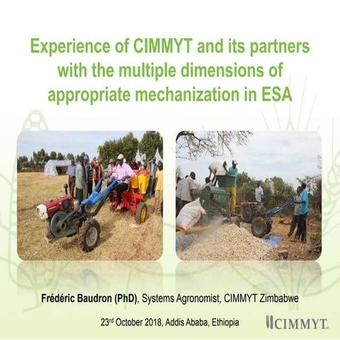 Experience of CIMMYT and its partners with the multiple dimensions of appropr...