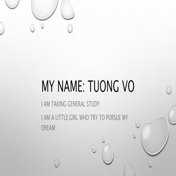 Presentation learning framework