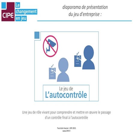 jeu de l'autocontrôle