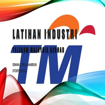 Presentation latihan Industri