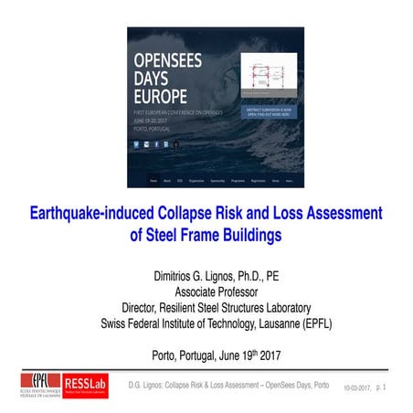 Earthquake-induced collapse risk and loss assessment of steel frame ...