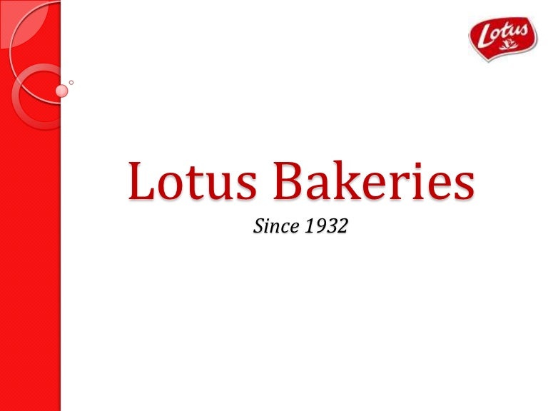 Presentation lotus bakeries