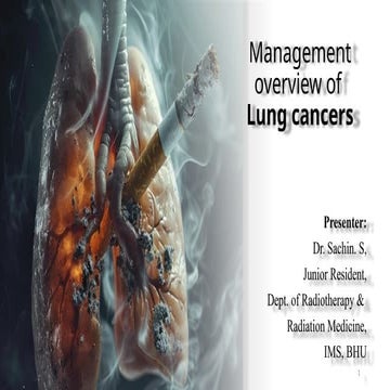 Managment overview of lung cancer (NSCLC and SCLC)