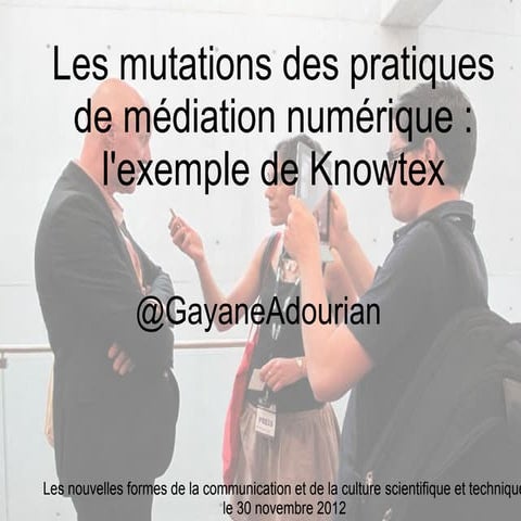 Réseaux sociaux et blogs de sciences et de culture scientifique