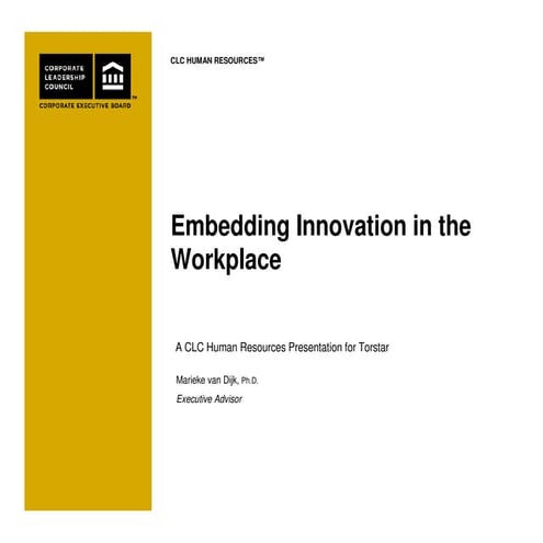 Presentation Marieke Van Dijk Clc