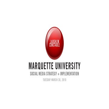 Presentation Marquette Social Media Safe