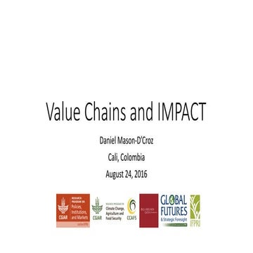 Value Chains and impact