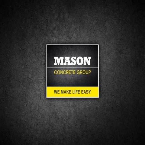 Presentation mason concrete group complete one