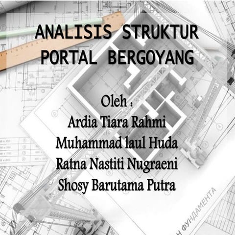 Analisis Struktur Portal Bergoyang dengan Metode Cross