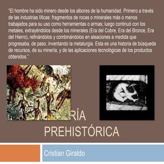 historia mineria