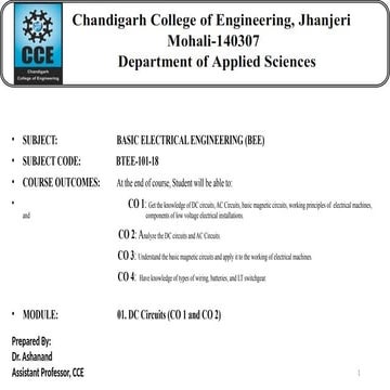 Basic Electrical Engineering Chapter 1 1.pptx