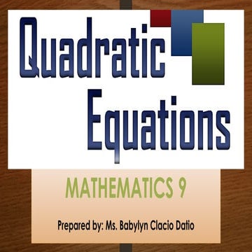 Mathematics Presentation Module 1 & 2.pptx