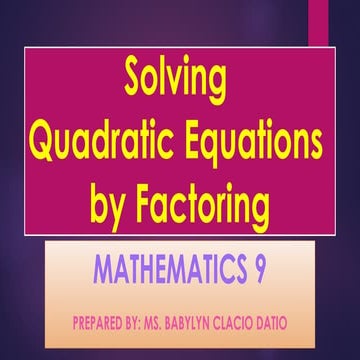 Mathematics IX Presentation Module 3.pptx