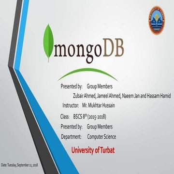 Presentation mongodb | PPT