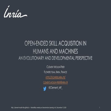 Brains@Bay Meetup: Open-ended Skill Acquisition in Humans and Machines: An Ev...