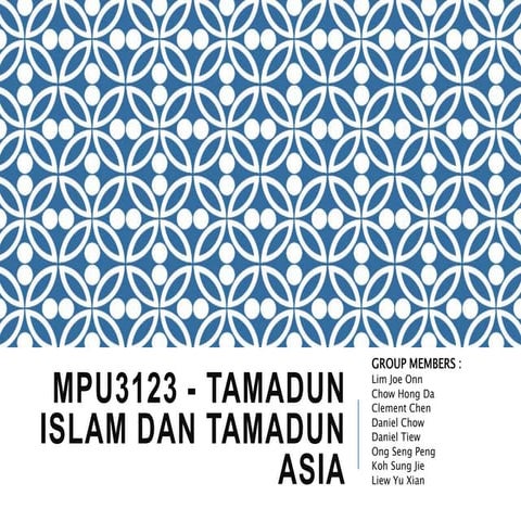 MPU Islam Hadhari & Satu Malaysia 