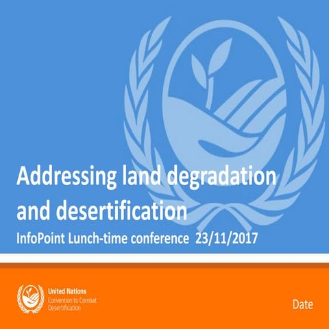 Addressing land degradation and desertification | PDF