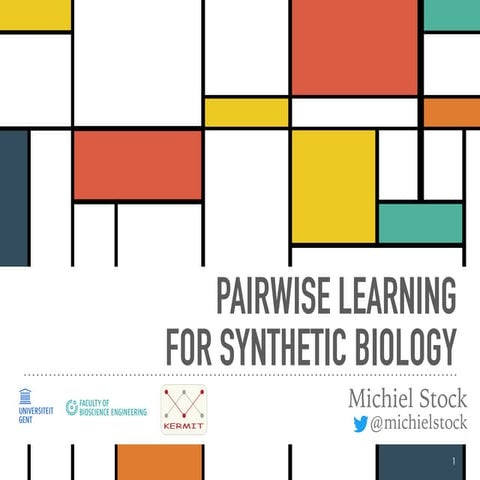 Pairwise Learning for Synthetic Biology