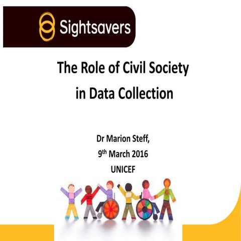The role of civil society in data collection
