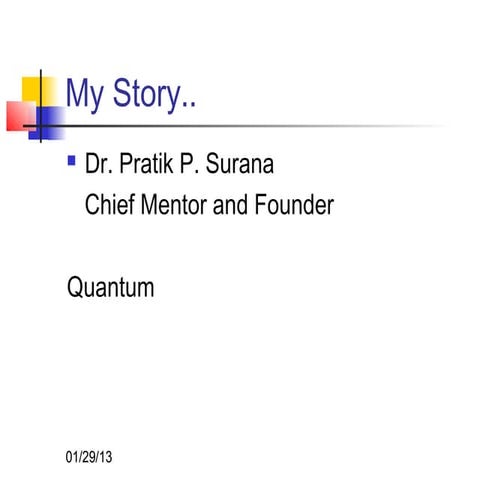 Presentation my story mitsom