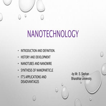 Nanotechnology