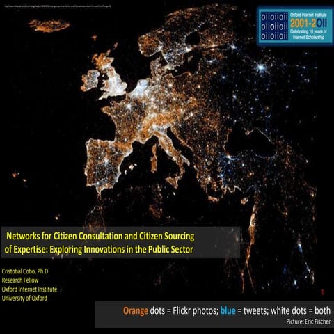  Networks for Citizen Consultation and Citizen Sourcing  of Expertise: Explor...