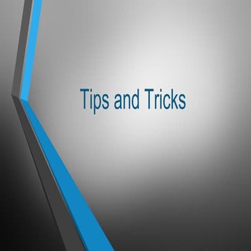 Coldfusion Tips and Tricks