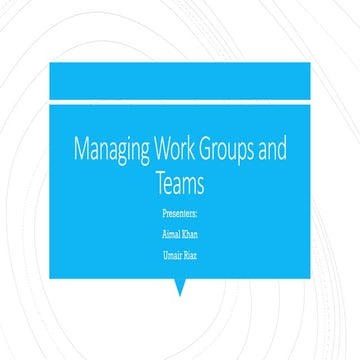 Groups and teams | PPT