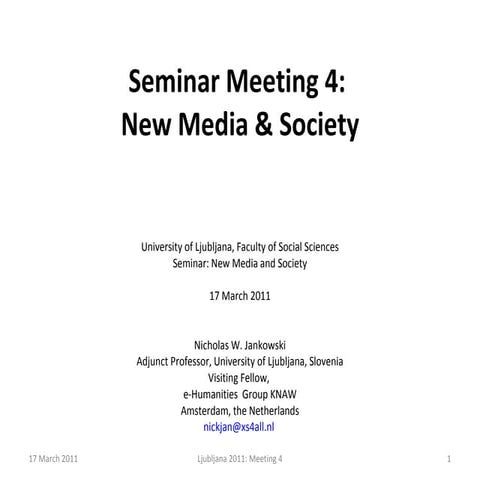 Presentation, nj, meeting4, discussion session, 17 march2011