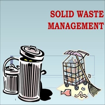 Solid Waste Management 