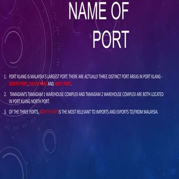 North Port, Malaysia