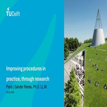 Session 14: Sander Renes - Improving Procedures in practice, through research