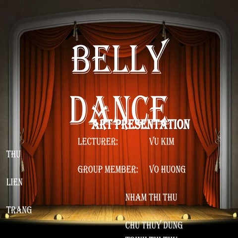 Presentation of art Belly dance