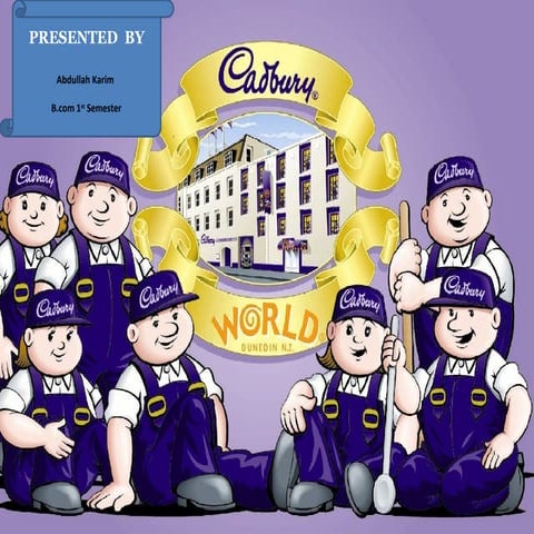 Presentation of cadbury