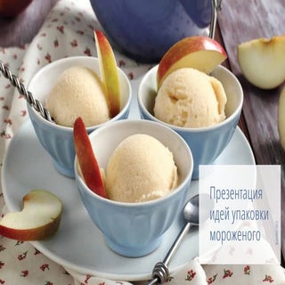 Presentation of the ice-cream concept