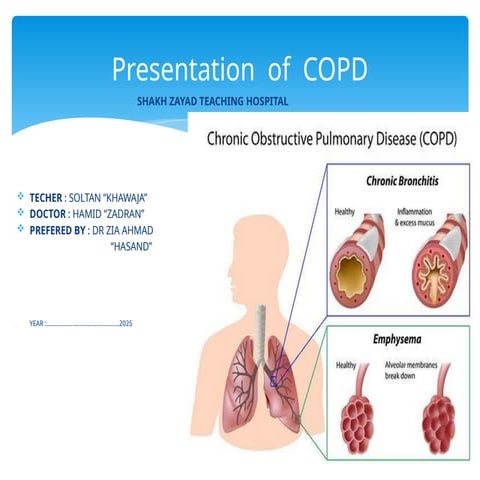 COPD - Chronic obstructive pulmonary disease - Aby | PPTX