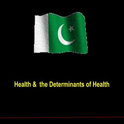 Presentation of determinants of health