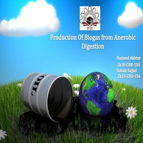 Biogas From Anaerobic Digestion
