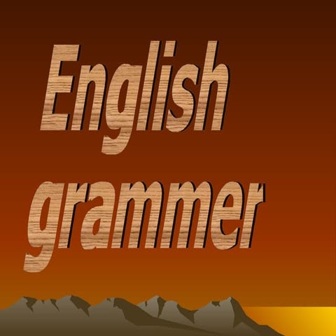 Presentation of english