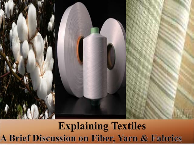Introduction to Textile | PPTX